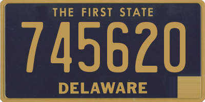DE license plate 745620