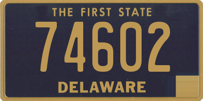 DE license plate 74602