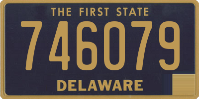 DE license plate 746079