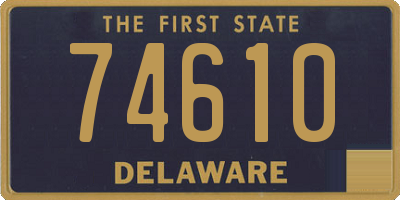 DE license plate 74610