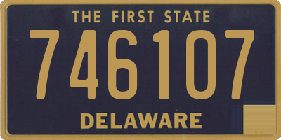 DE license plate 746107