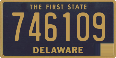 DE license plate 746109