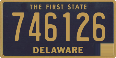 DE license plate 746126