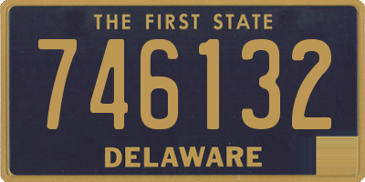 DE license plate 746132