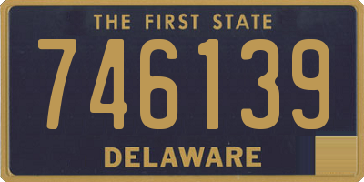 DE license plate 746139