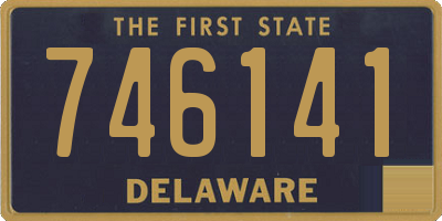 DE license plate 746141