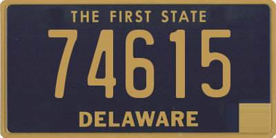 DE license plate 74615