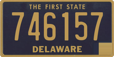 DE license plate 746157