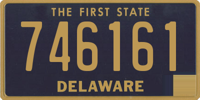 DE license plate 746161