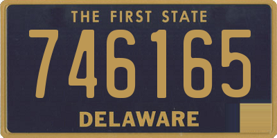 DE license plate 746165