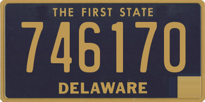 DE license plate 746170