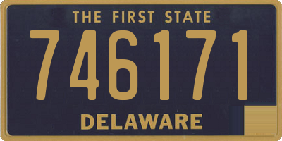 DE license plate 746171