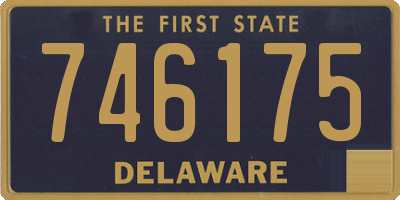 DE license plate 746175