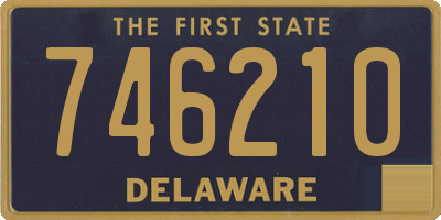 DE license plate 746210