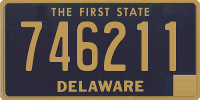 DE license plate 746211