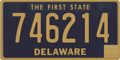 DE license plate 746214