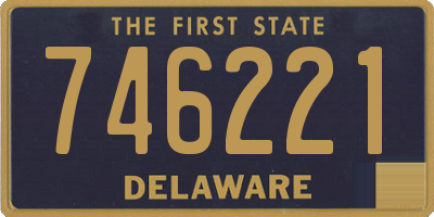 DE license plate 746221
