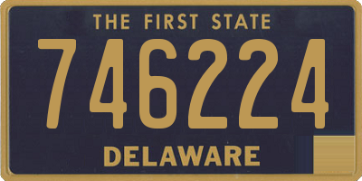 DE license plate 746224