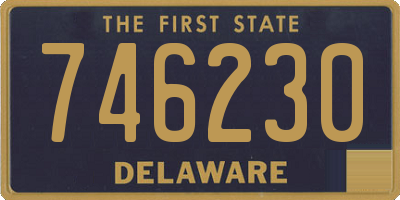 DE license plate 746230