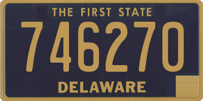DE license plate 746270