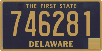 DE license plate 746281