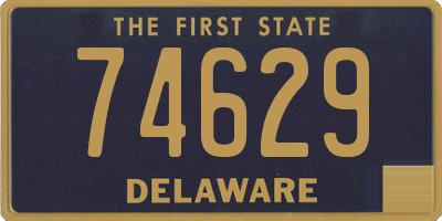 DE license plate 74629