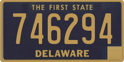 DE license plate 746294