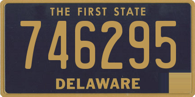 DE license plate 746295
