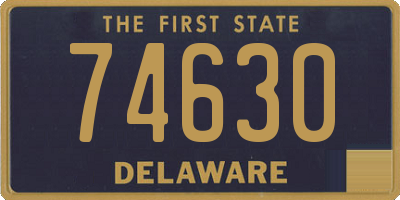 DE license plate 74630