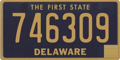 DE license plate 746309