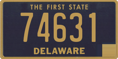 DE license plate 74631