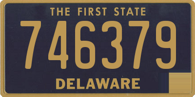 DE license plate 746379