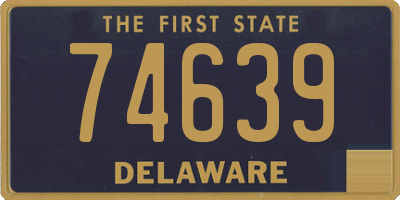 DE license plate 74639