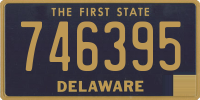 DE license plate 746395
