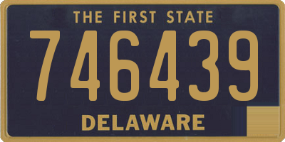 DE license plate 746439