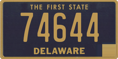 DE license plate 74644