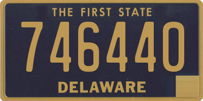 DE license plate 746440