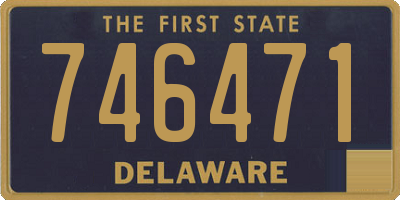 DE license plate 746471