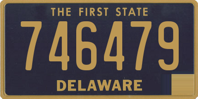 DE license plate 746479