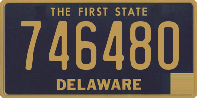 DE license plate 746480