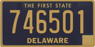 DE license plate 746501