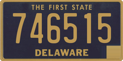 DE license plate 746515