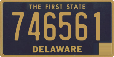 DE license plate 746561