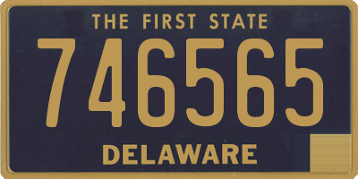 DE license plate 746565