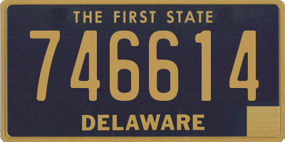 DE license plate 746614
