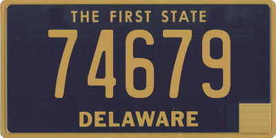 DE license plate 74679