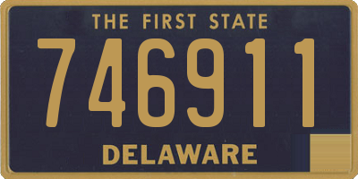 DE license plate 746911