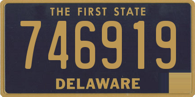DE license plate 746919