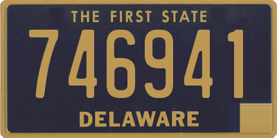 DE license plate 746941