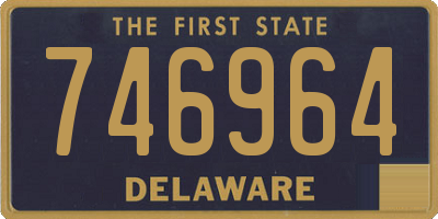 DE license plate 746964